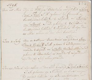 Hendrik Verwoert - Huwelik 19 Jul 1795 - Neeltje van der Neut