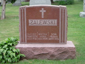 Zalewski Headstone