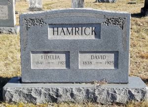 David Miller Hamrick Tombstone