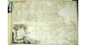 Map of Massachusetts engraved by Joseph Callender
