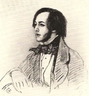 Sketch of Alfred L Dickens