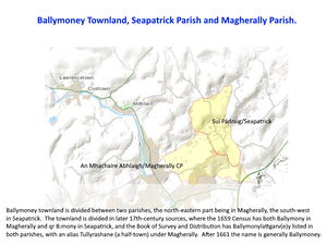 Ballymoney Townland, Seapatrick Parish and Magherally Parish