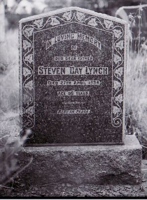 Headstone Stephen Day Lynch