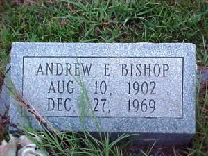 Andrew E. Bishop - Headstone