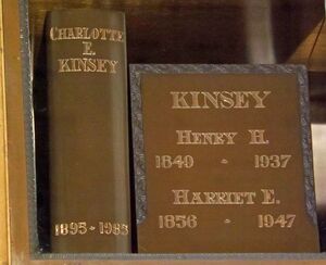 KINSEY, HARRIET and HENRY