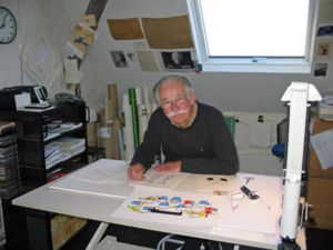 Dick Bruna in his studio