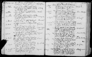 Baptismal record Johannes Nijs - 1701
