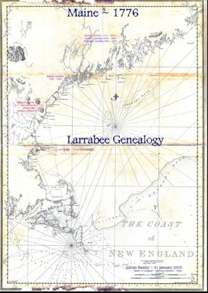 Larrabee Genealogy Map