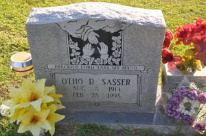 Otho Sasser - Headstone