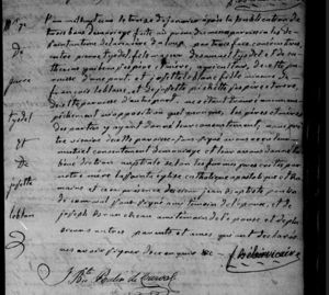 Marriage Record 1800 - Pierre Tysdel & Josette Leblan