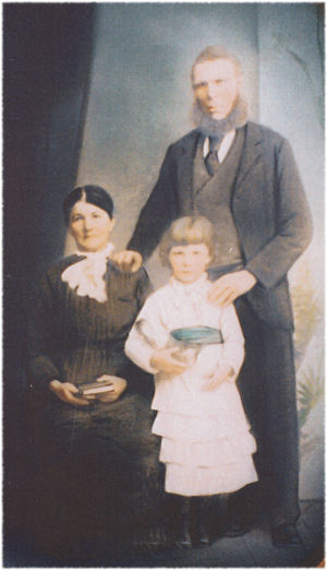 Jan, Anna, & Anna Therese Michalek - circa 1885