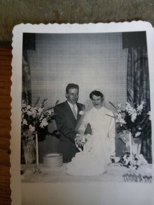 Marriage photo of Donald James Schuyler and Careylee Mae Roll