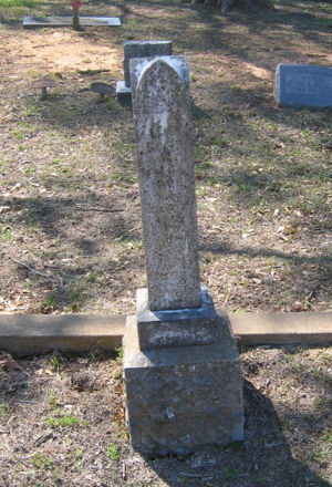Gravestone of Leon Wherry Cash