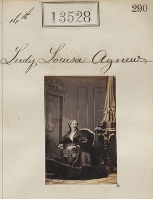 Lady (Mary Arabella) Louisa Agnew by Camille Silvy albumen print