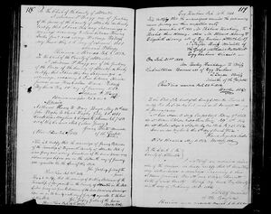 8 Jan 1852 in Atlantic County, New Jersey marriage document of Hester Ann Hand and David Jordan