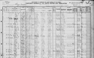 Sid & Emma Walton 1910 Census