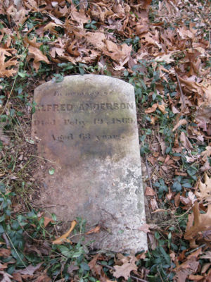 Headstone - Alfred Anderson