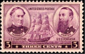 Admirals D G Farragut &  D D Porter
