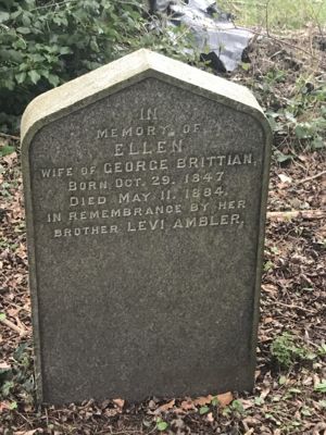 Ellen Brittian gravestone