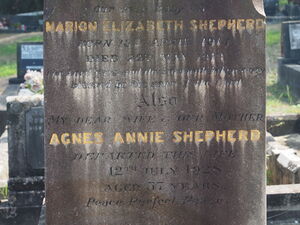 Agnes, James & MarionShepherd
