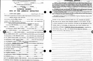 U.S., Sons of the American Revolution Membership Applications, 1889-1970