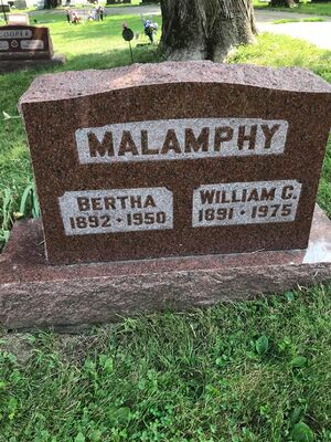 Bertha and William C Malamphy