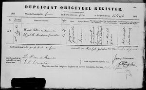 Marriage: Daniel Petrus van der Merwe & Elizabeth Hendrina Conradie. 31 Aug 1868