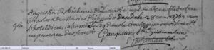 Burial Record for Augustin Robichaud
