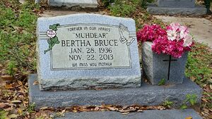 Bertha Lee Ash Bruce Gravestone Tallahassee Democrat FL USA