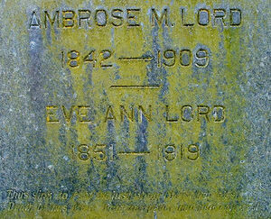 Pvt Ambrose Merril Lord