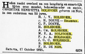Death Christina Holsboer