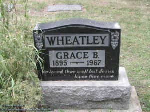 Grace Wheatley Burial