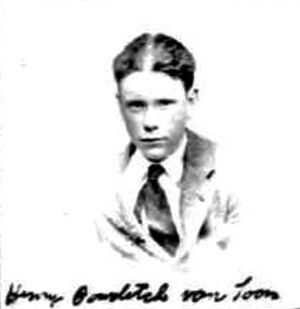 Henry Bowditch van Loon ca. 1920