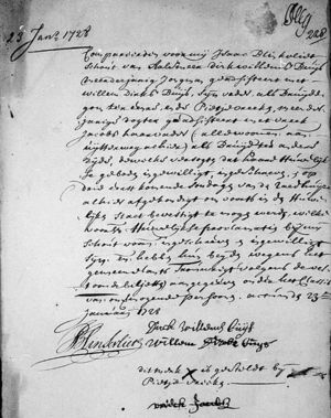 Marriage Dirk WIllemsz Buijs and Pietje Vreksdr, January 29, 1728