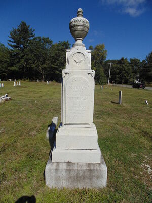 Morte W. Pettengill cemetery stone