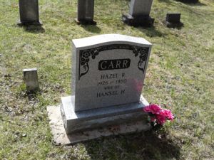 Hazel R Carr Grave