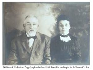 William & Catherine Zapp Stephan