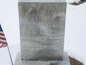 Capt Joseph Fuller Gravestone