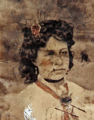 Harriet Orndorff, (age 20?)