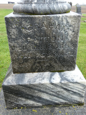 Tombstone Abraham Patton