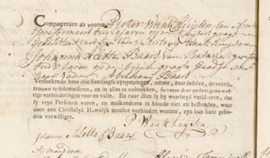 Marriage Waakhuijsen Baars