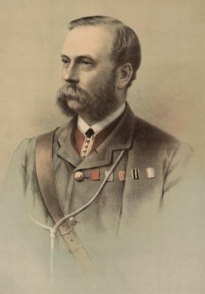 Sir Archibald Alison 2nd Bt, by Maclure & Macdonald chromolithograph, published 1882