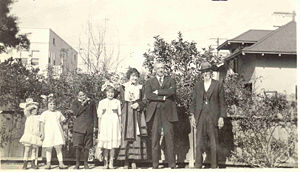 Joseph Wilks Dabbs with his family