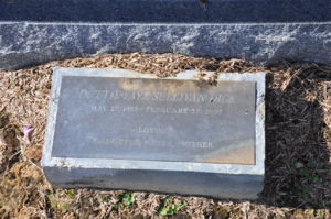 Dottie Faye Dick - Cremated Grave Marker