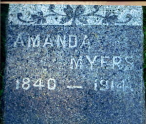 Amanda Ann Ward Myers 1840 - 1914