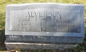 Gravestone of David and Effie Alverson