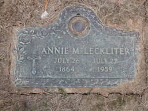 Annie M. Leckliter