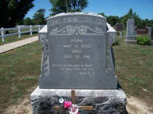Tombstone of Melissa Marshall Snodgrass