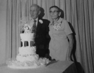 50th wedding anniversary of John and Jessie Lee Rushing