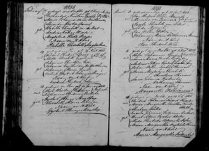 Baptism Register Swartland - 1833